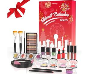 Aifanciey Calendrier de l'Avent 2025, Coffret Maquillage, 24 Produits Cosmétiques, Soin de la Peau et Beauté pour Nouvel An, Noël, Superbe pour Filles/Femmes/Mères