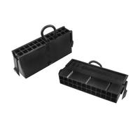 Aifeier ET Lot de 2 ponts d'alimentation ATX noirs à 24 broches - Testeur de démarrage sans être branché sur la carte mère pour test de puissance du système de refroidissement à eau