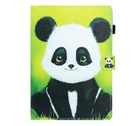 AIFILLE Protection Tablette 10.1 Universelle Enfant Animaux Motif Panda Cute Folio Flip Support Coque Pochette Etui a Rabat Cuir PU Carte Slots Antichoc Full Body Protecteur Housse Tablette 10 Pouces