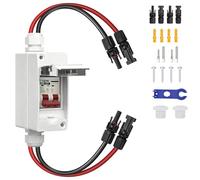 AIFIZO Disjoncteur PV DC 2P 32 A DC500 V avec câble IP65 étanche DC pour installation solaire modèle DZ47X