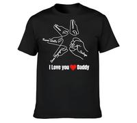 AIFLM Papa Cadeau Fête des Pères Personnalisé T-Shirt, Cadeaux d'anniversaire personnalisés pour la fête des pères, Chemises/Sweatshirts/Capuchons personnalisés avec des Photos de Mon père