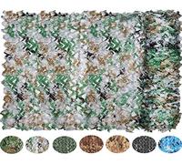 Aifordge Rouleau en Vrac Camouflage Filet Camo Net Stores Filets Militaires pour Pare-Soleil Camping tir Chasse fête décoration Photographie Fond Housses de Voiture