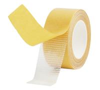 Aifrymne Ruban adhésif double face robuste de 2,5 cm x 10 m pour rideaux, sans repassage, vêtements et tapis - Ruban adhésif sans couture pour ourlets et travaux manuels - Solide et facile à utiliser