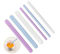 AIFUDA Silicone Stir Sticks, 6 Pcs Facial Makeup Stirring Rods, Resin Silicone Stirring Rods for Mixing Resin, Epoxy, Making DIY Crafts, Face Mask Mixing and Application