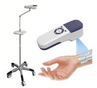 aigahealzhou Visualiseur de veines Infrarouge Portable pour Structures Cutanées avec Support Réglable et Mallette en Alliage d’Aluminium, Carte Mémoire et Longue Autonomie