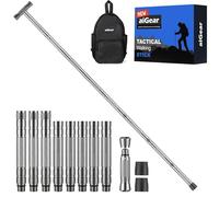 aiGear 8 Tubes Canne en Aluminium, équipée d'outils pour l'extérieur