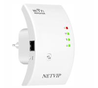 Aigital Répéteur WiFi Puissant 300Mbps Couvre Jusqu'à 200㎡ Amplificateur Extenseur sans Fil Booster Extender avec WPS et Un Port Ethernet,Compatible avec Toutes Les Box Internet