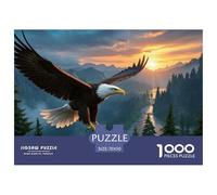 Aigle 1000 Pieces Jigsaw Puzzles for Adults Educhational Games Stress Relieving Entertainment Cultivate The Spirit of Teamwork for The Whole for Women, Gifts for Men 70x50cm/1000pc