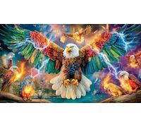 Aigle à tête Blanche Puzzle 1000 Pièces pour Adultes - en Carton Recyclé pour la Décoration 38x52cm/1000pcs