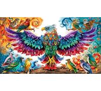 Aigle à tête Blanche Puzzle pour Adultes: 1000 Pièces en Carton Recyclé - Décoration 75x50cm/1000pcs
