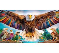 Aigle à tête Blanche Puzzle pour Adultes: 1000 Pièces en Carton Recyclé pour la Décoration 38x52cm/1000pcs