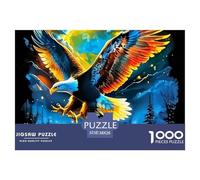 Aigle Arc-en-Ciel 1000 Pièces Jigsaw Puzzle Bird À Partir De 14 Ans Classiques Cadeaux Défi Activité Créative 38x26cm/1000pcs