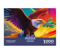 Aigle Arc-en-Ciel 1000 Pièces Jigsaw Puzzle Bird À Partir De 14 Ans Classiques Jeu Éducatif Défi Jouets 70x50cm/1000pcs