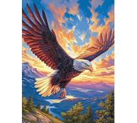 Aigle aux Ailes ardentes Puzzle 1000 Pièces pour Adultes Relaxant Educa Divertissement Challenge Décoration Moderne Cadeau De Famille 1000 PCS