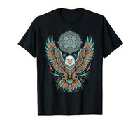 Aigle aztèque Mythologie Mexicaine Inca Maya Indigène T-Shirt