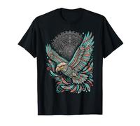 Aigle aztèque Mythologie Mexicaine Inca Maya Indigène T-Shirt