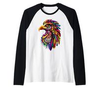 Aigle aztèque Mythologie Mexicaine Serpent Maya à Plumes Manche Raglan