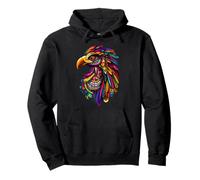 Aigle aztèque Mythologie Mexicaine Serpent Maya à Plumes Sweat à Capuche