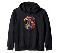 Aigle aztèque Mythologie Mexicaine Serpent Maya à Plumes Sweat à Capuche