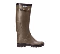 Aigle BENYL M., Bottes en caoutchouc de sécurité mixte adulte, Vert (Kaki 001), 45 EU (10.5 )
