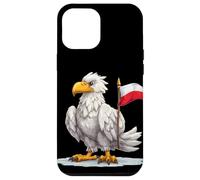 Aigle Blanc Patriotique aux Couleurs polonaises Coque pour iPhone 12 Pro Max