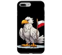 Aigle Blanc Patriotique aux Couleurs polonaises Coque pour iPhone 7 Plus/8 Plus