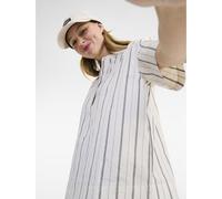 Aigle - Blouse Rayée Manches Courtes - Chemise femme Blanc Stripes - XS