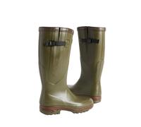 Aigle Parcours 2 Iso Bottes en Caoutchouc Homme | protection contre le froid, Caoutchouc premium, Réglable, Semelle tridensité ultra-grip antidérapante, 100 % imperméables