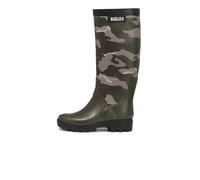AIGLE Bottes en caoutchouc 'Benyl XL' kaki / vert clair / vert foncé, Taille 43