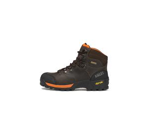 AIGLE Bottines à lacets 'Altavio' brun foncé / noir, Taille 44