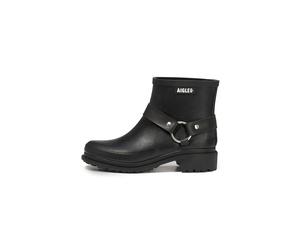 AIGLE Bottines 'Macadames' noir / blanc, Taille 36