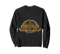 Aigle Byzantin - Icône de Foi chrétienne orthodoxe Orientale doré Sweatshirt