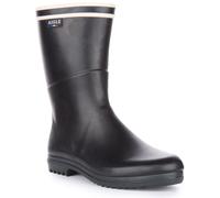 Aigle Chanteboot Heal Round Stipe Bottes De Pluie Femmes En Marine Bleu UK 4 - 8