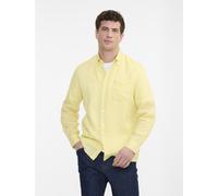 Aigle - Chemise en lin à manches longues - Chemise homme Misty Yellow - M