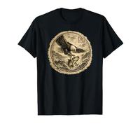 Aigle Chemise Esprit de méditation Moine Zen T-Shirt Graphique avec Valeur