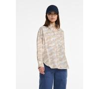 Aigle - Chemise Voile Coton Imprimé - Chemise femme Lait Stripes - M