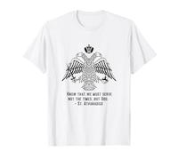 Aigle chrétien orthodoxe Oriental Citation Saint Athanase T-Shirt