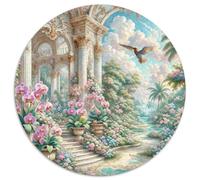 Aigle Circulaire Puzzle Convient pour Adultes Et Enfants 1000 Pièces Pets Mignons Fun Défiant Jeu Éducatif Décoration Maison Unique (67.5x67.5cm)