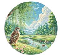 Aigle Circulaire Puzzles Convient pour Adultes Et Enfants 1000 Pièces, Pets Mignons Fun Défiant Décoration Maison Unique (67.5x67.5cm)