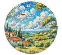 Aigle Circulaire Puzzles Convient pour Adultes Et Enfants 1000 Pièces Pets Mignons Fun Défiant Décoration Maison Unique (67.5x67.5cm)