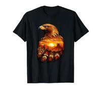 Aigle Coucher De Soleil Canyon Paysage Sud-Ouest T-Shirt