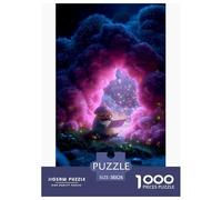 Aigle de Fantasy Puzzles 1000 Pièces Jeu De Défi Jouet Adultes Et Plus De 12 Ans Lumineux Jeu De Puzzle Défi ÉduChatif Stimulation Cérébrale Cadeau Décoration Maison 38x26cm/1000pcs