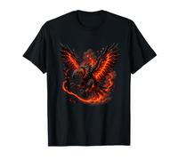 Aigle de feu phénix Flamboyant remontant des Cendres T-Shirt