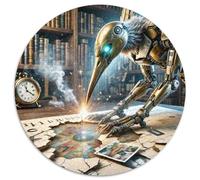 Aigle de la Réparation du Temps 1000 Pièces Puzzle Fantastique Magique Puzzles Circulaires pour Adultes Et Enfants Classiques l'art De La Décoration Moderne Qualité Supérieure 1000pcs (67.5x67.5cm)