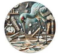 Aigle de la Réparation du Temps 1000 Pièces Puzzle Fantastique Magique Puzzles Circulaires pour Adultes Et Enfants Classiques Jeux De Défi Uniques Qualité Supérieure 1000pcs (67.5x67.5cm)
