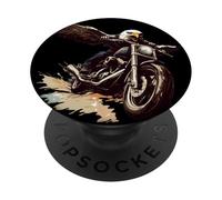 Aigle de moto audacieux pour une conduite sans peur PopSockets PopGrip Adhésif