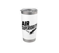 Aigle de supériorité aérienne pour les amateurs d'oiseaux Gobelet isotherme en acier inoxydable double paroi