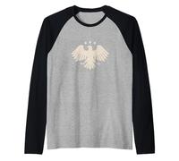 Aigle de Syrie 2025 - Symbole de la fierté nationale graphique Manche Raglan