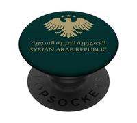 Aigle de Syrie 2025 - Symbole de la fierté nationale graphique PopSockets PopGrip Adhésif