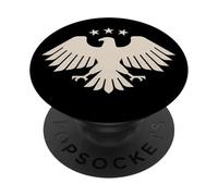 Aigle de Syrie 2025 - Symbole de la fierté nationale graphique PopSockets PopGrip Adhésif